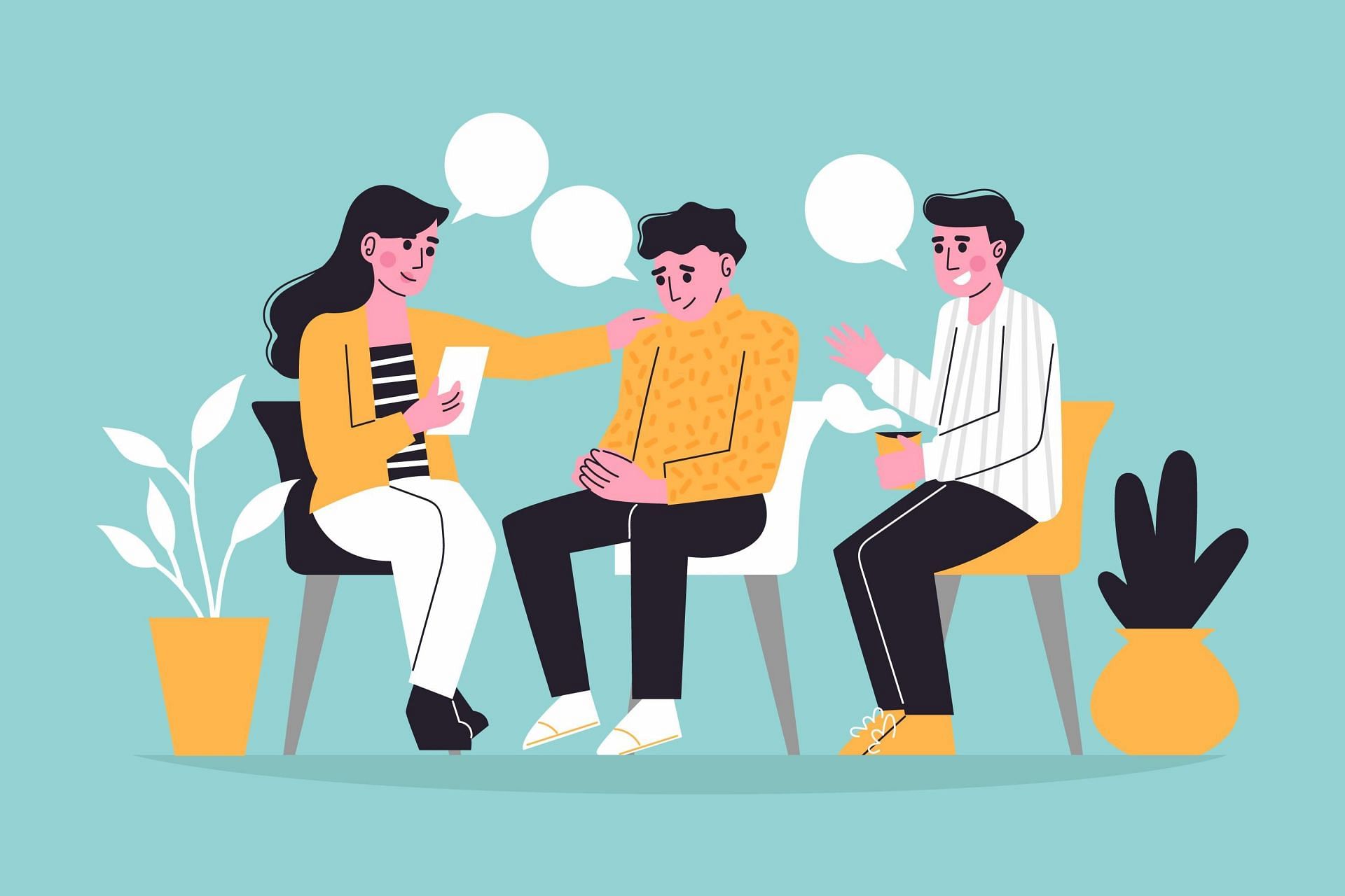 Try to add a dash of optimism while talking. (Image via Freepik/ Freepik)